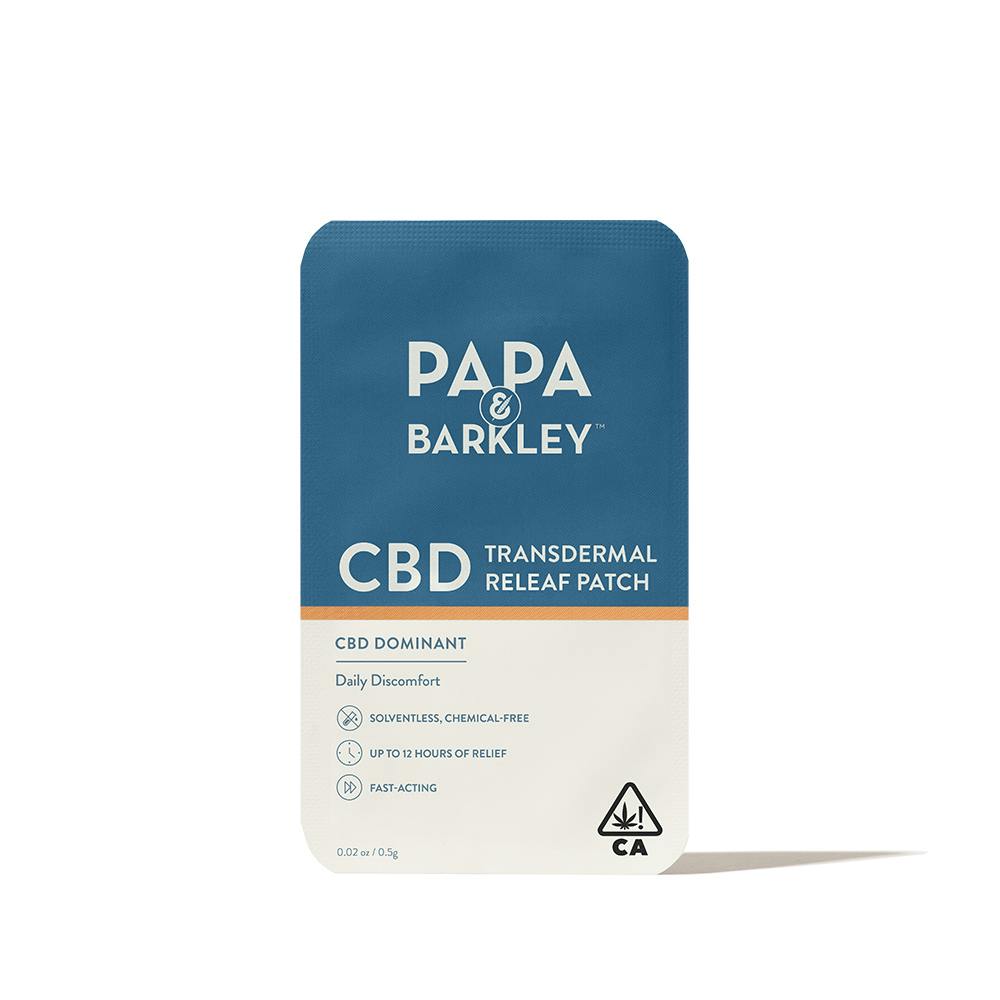 Releaf Patch CBD 30mg (Papa & Barkley)