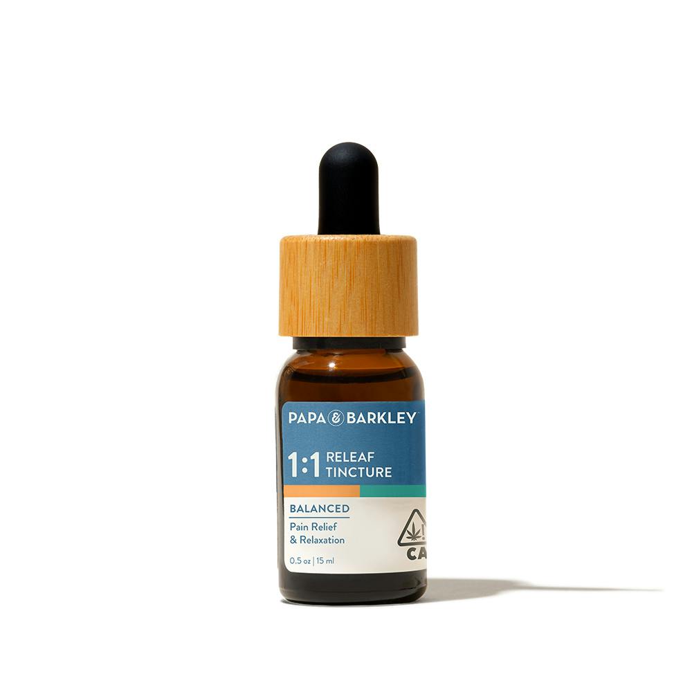 1:1 CBD:THC Releaf Tincture 30ml (Papa & Barkley)
