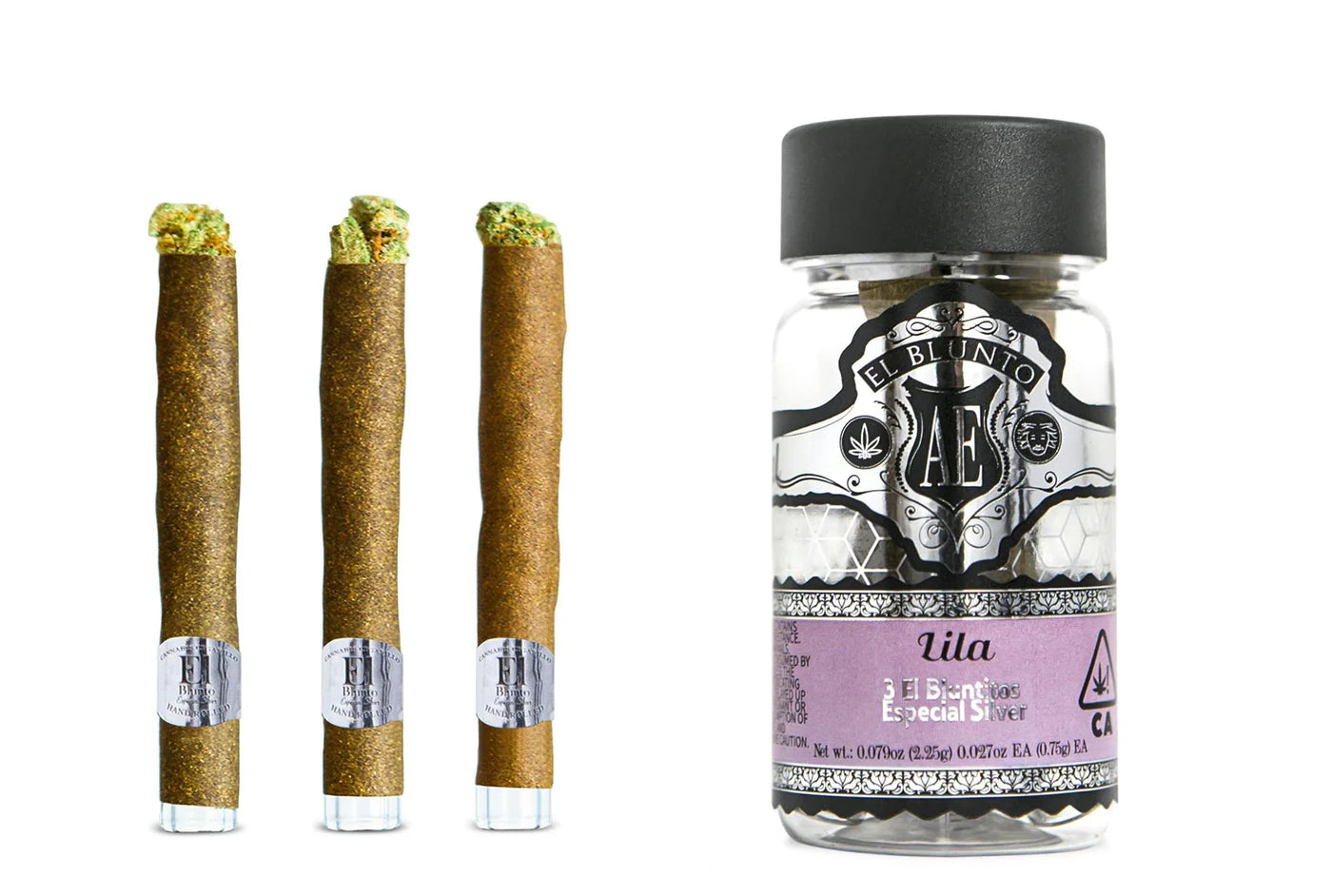 Lila El Bluntito Silver 3pk 2.25g (El Blunto by Albert Einstone's)