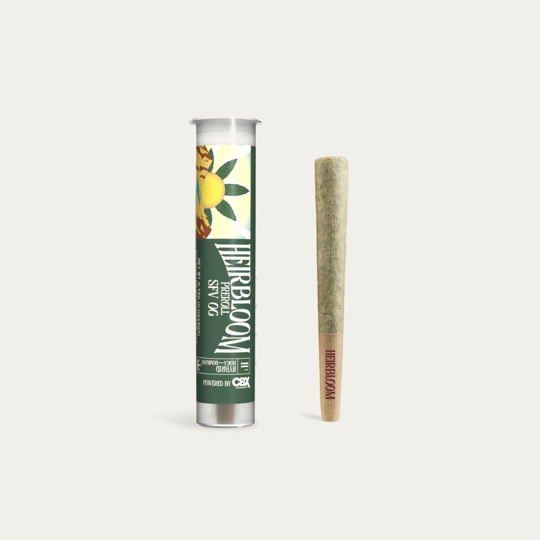 SFV OG Pre Roll 0.75g (Heirbloom Legacy Flower)
