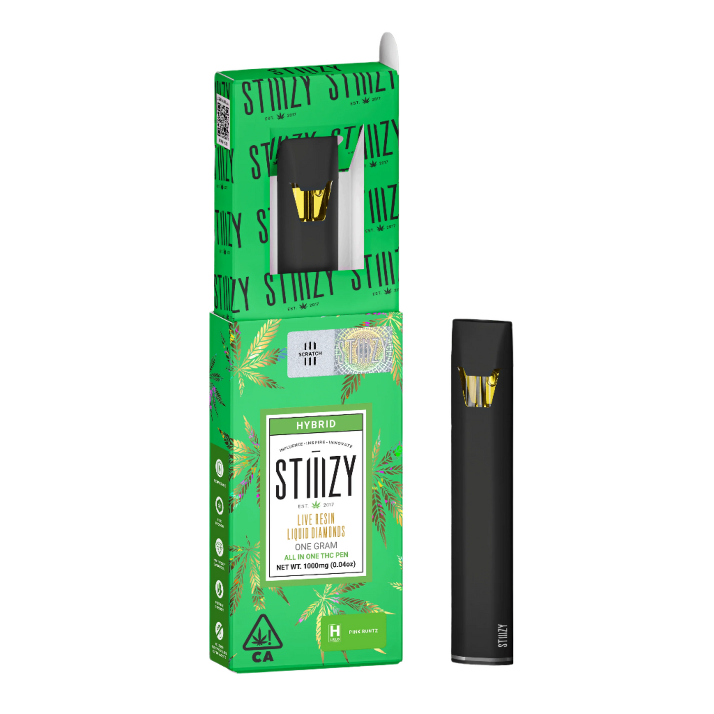 Pink Runtz Live Resin Liquid Diamonds All-In-One Disposable Vape 1G (STIIIZY)