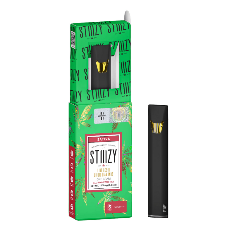 Purple Haze Live Resin Liquid Diamonds All-In-One Disposable Vape 1G (STIIIZY)