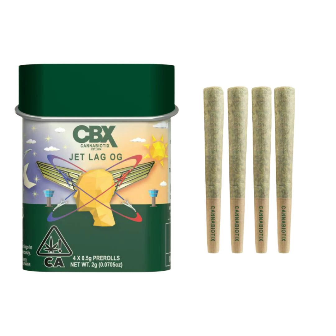 Jet Lag OG Preroll 4 Pack 2g (Cannabiotix)