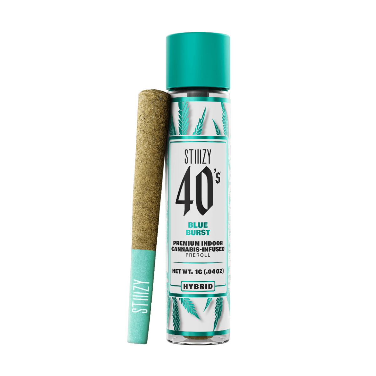 BLUE BURST 40's Infused Preroll 1G (STIIIZY)