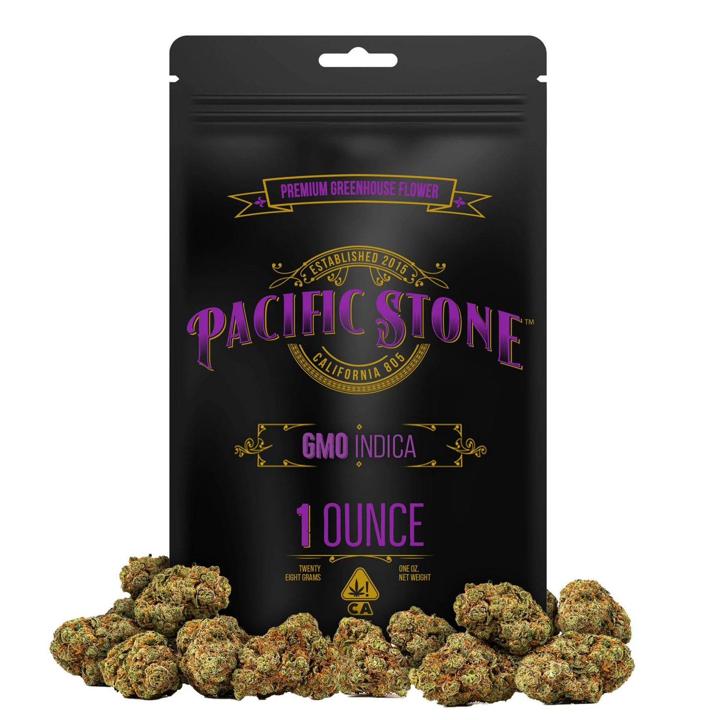 GMO Indica 28g (Pacific Stone)