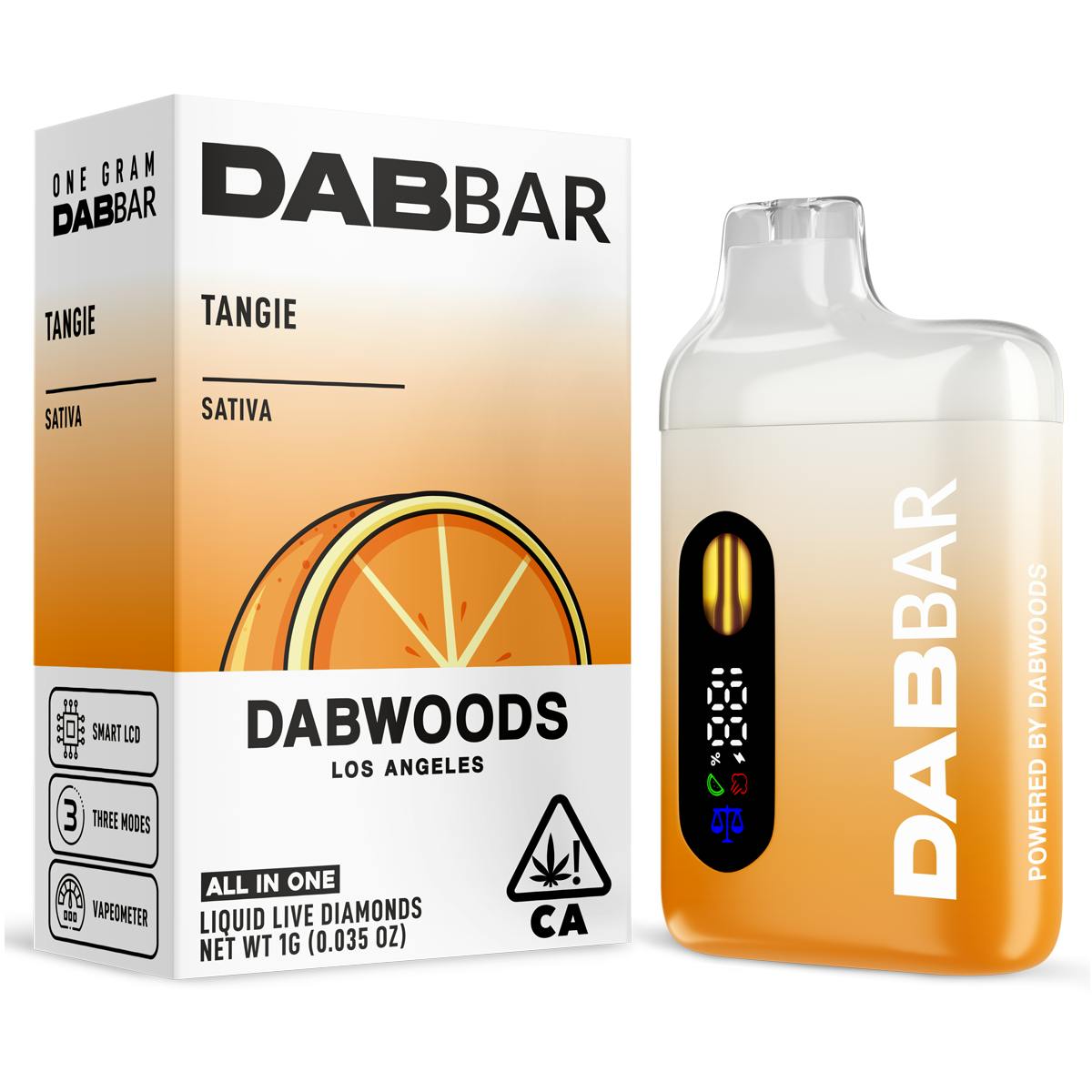 Tangie Liquid Diamond DabBar Disposable 2g (Dabwoods)