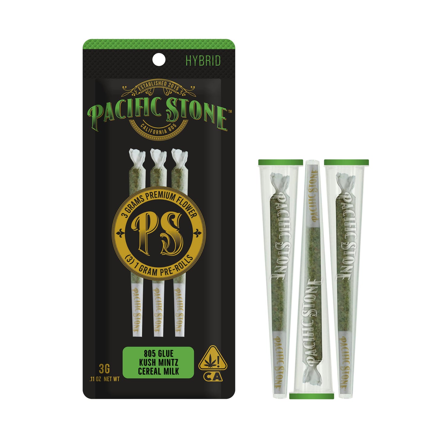 Hybrid Variety 3pk 3g Pacific Stone)