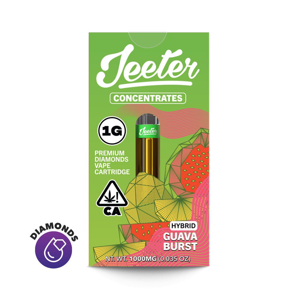 Guava Burst Liquid Diamonds Vape Cartridge 1g (Jeeter Juice)