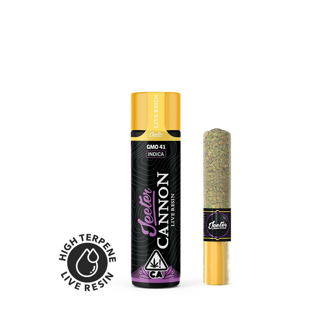 GMO 41 Cannon Live Resin Preroll 1.3g (Jeeter)