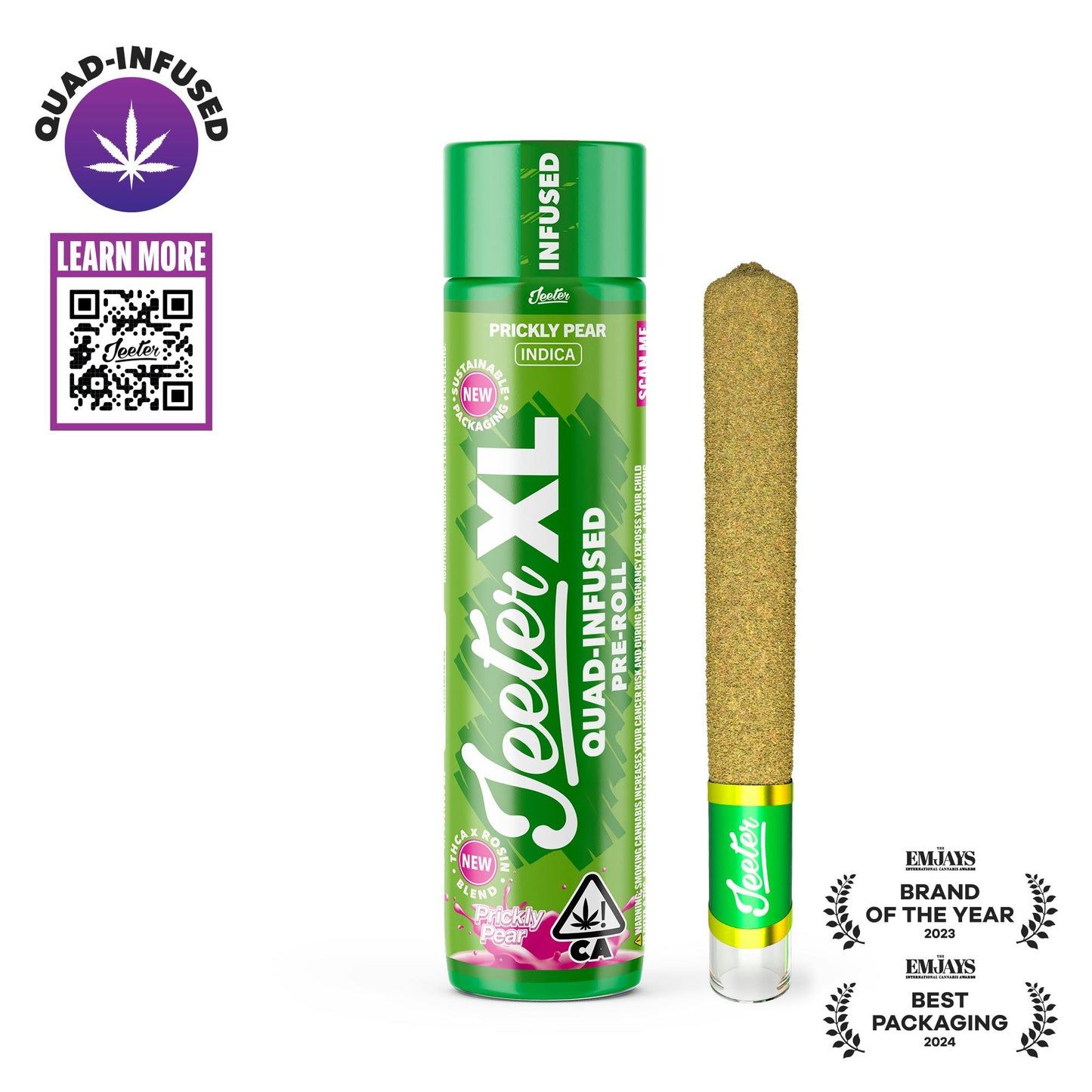 Prickly Pear XL Quad-Infused Jeeter Joint 2g (Jeeter)