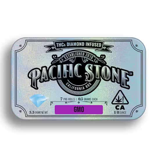 GMO Indica Infused Pre-Rolls 7pk (3.5g)(Pacific Stone)