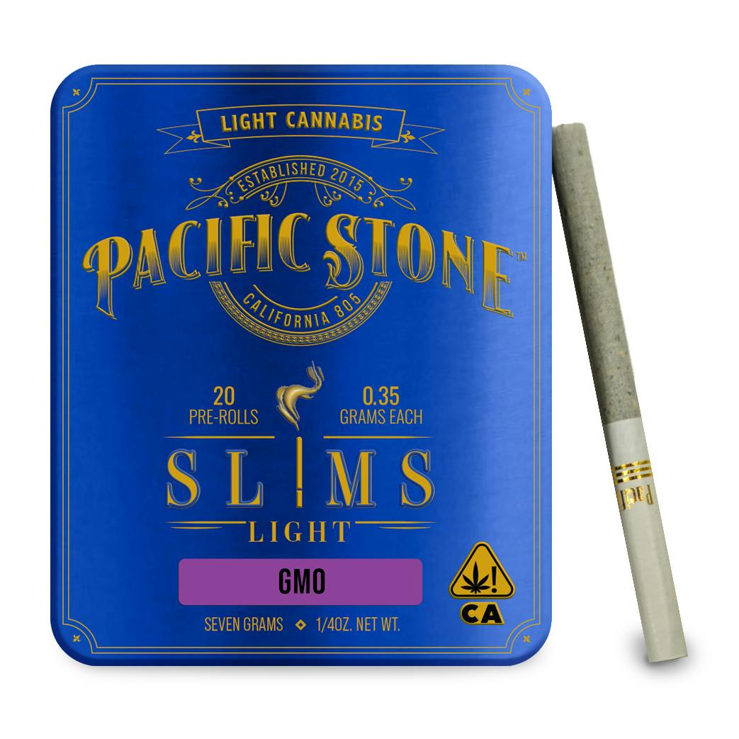 GMO Indica Slims Light 20-Pack 7g (Pacific Stone)