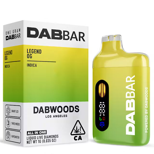 Legend OG Liquid Diamond DabBar Disposable 2g (Dabwoods)