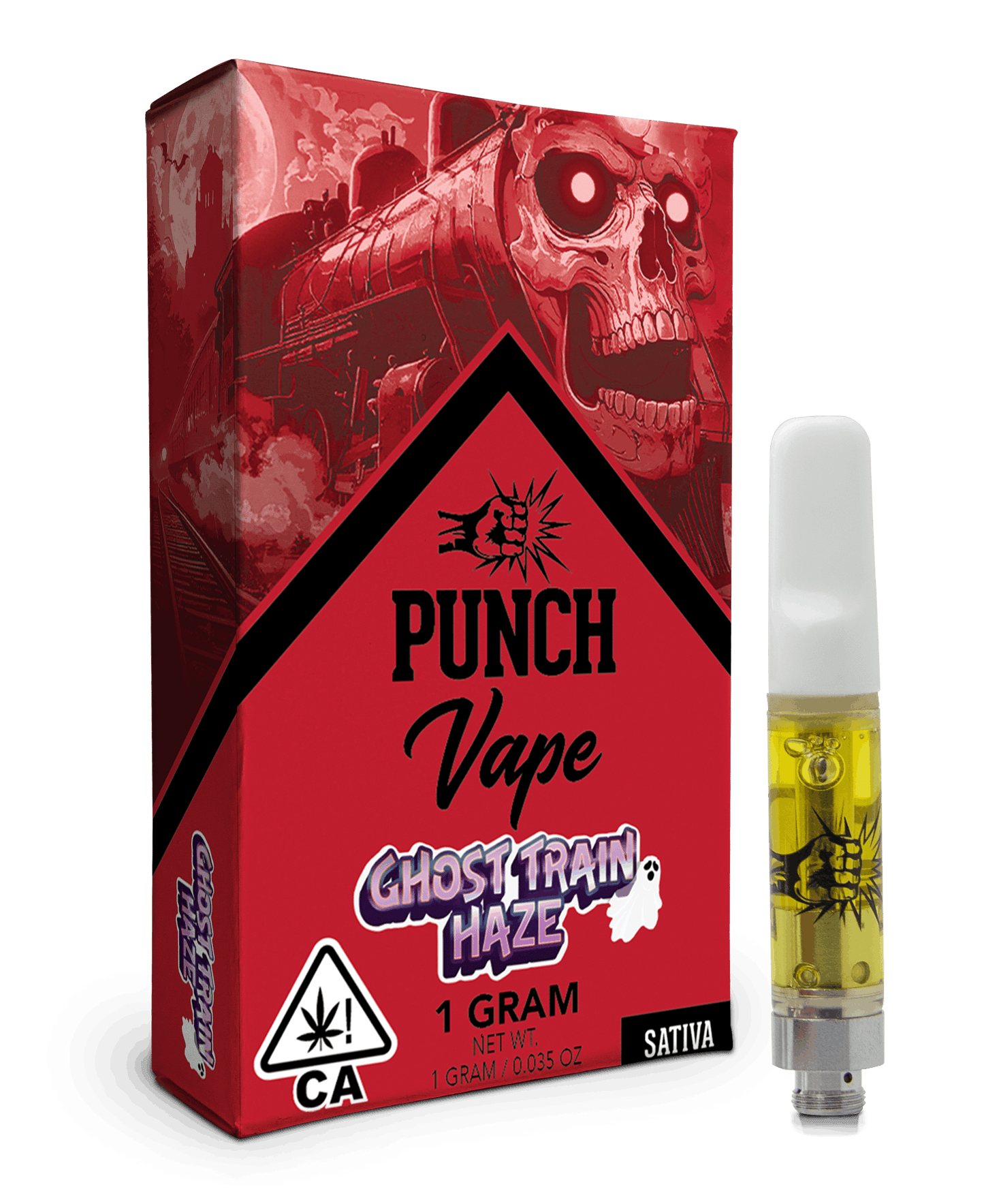 Ghost Train Haze 510 Distillate Cart 1g (Punch Edibles & Extracts)