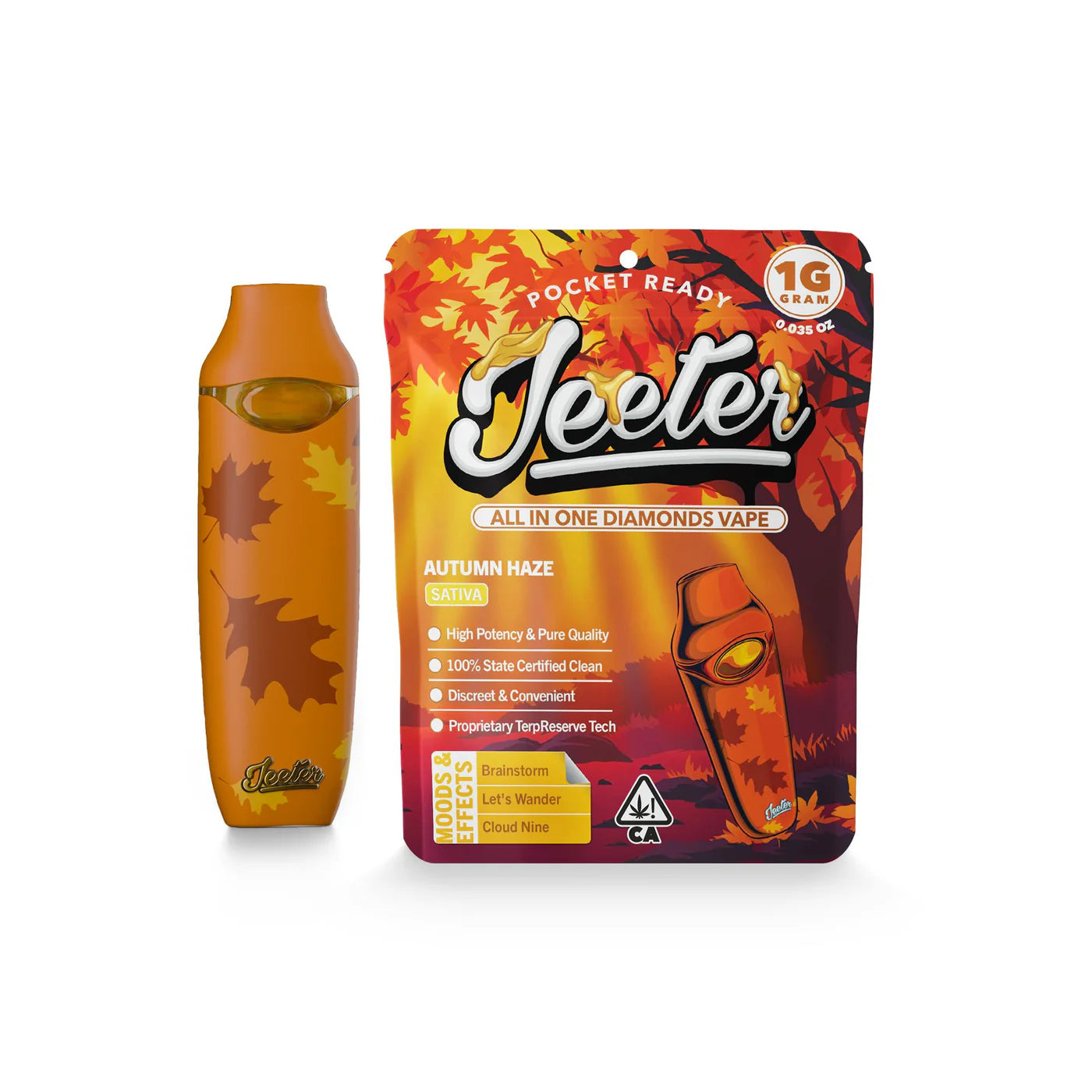 Autumn Haze All In One Diamonds Vape 1g (Jeeter)