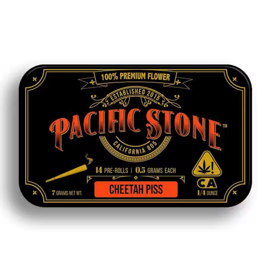 Cheetah Piss Sativa Pre-Rolls 14pk (7g) (Pacific Stone)