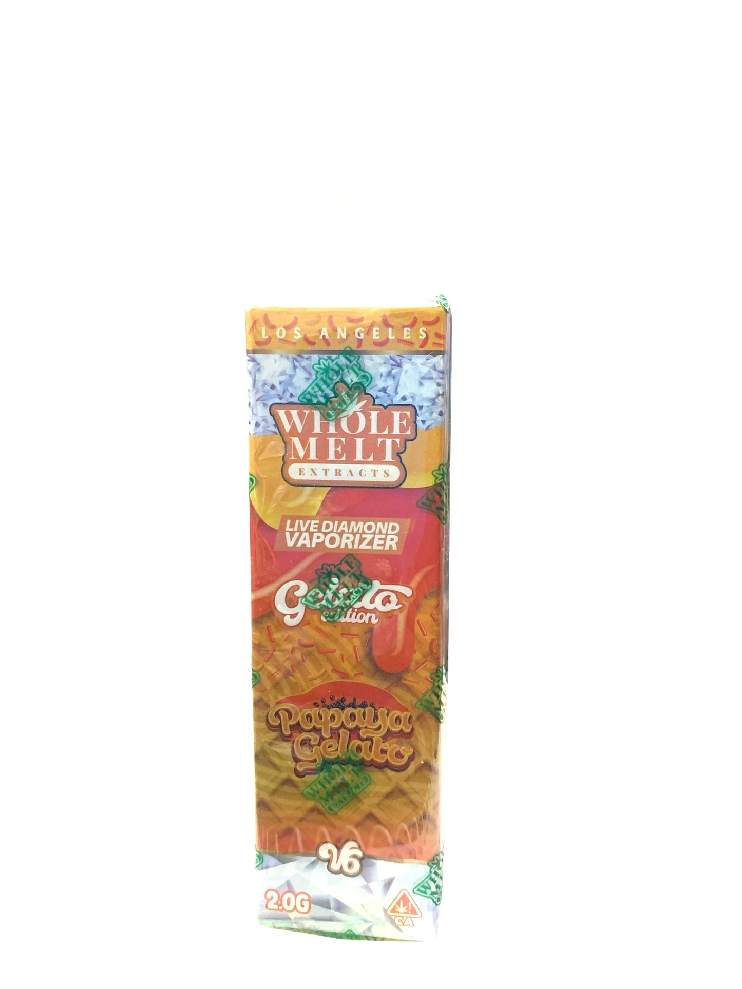 Papaya Gelato Live Diamonds Disposable 2g (WHOLE MELT EXTRACTS)