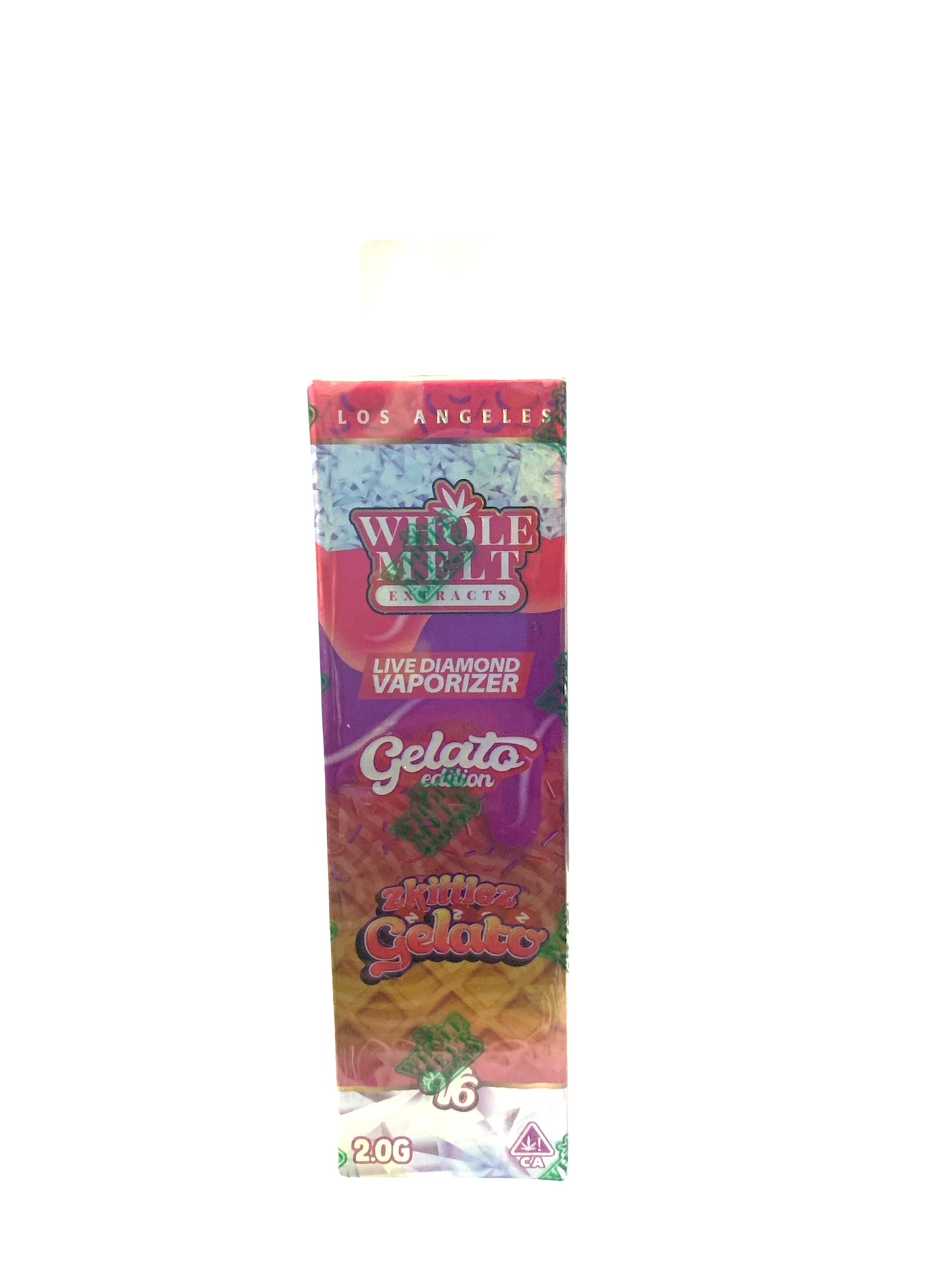 Zkittlez Gelato Live Diamonds Disposable 2g (WHOLE MELT EXTRACTS)