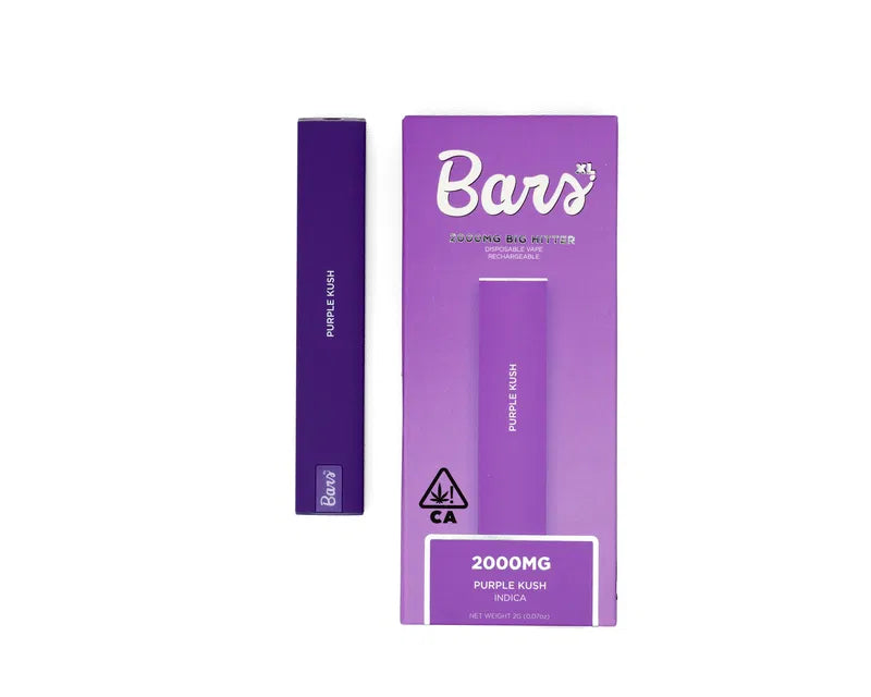 Purple Kush Live Resin Disposable Vape 2g (Bars XL)