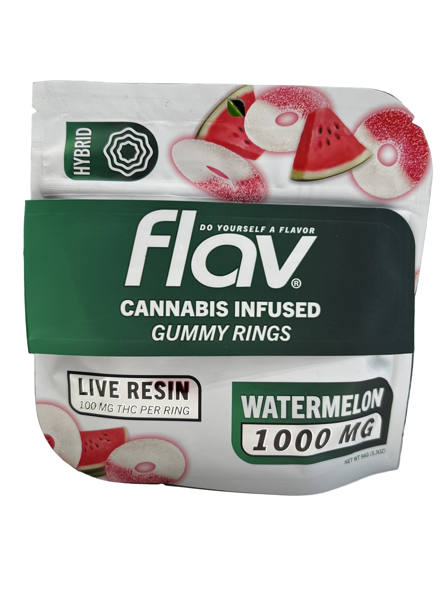 Watermelon Rings Hybrid Live Resin 10pk 1000mg THC (FLAV)
