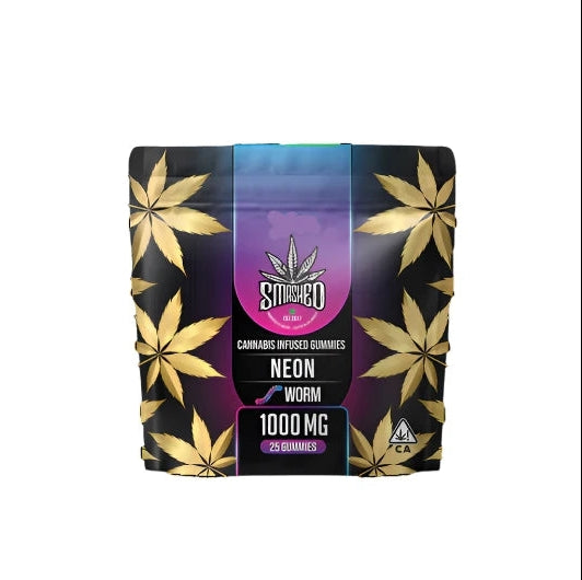 Neon Worm Cannabis Infused Gummies 35pk 5000mg THC (Smashed)