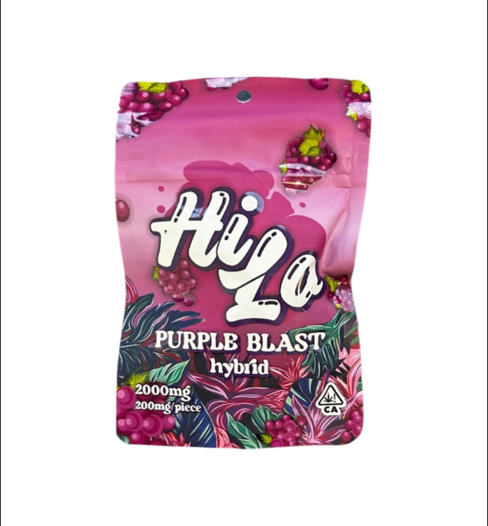 Purple Blast Hybrid Cannabis Gummies 10pk 2000mg THC (HiLo)