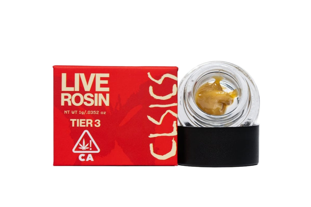 Blaze Tier 3 Live Rosin Extract 1g (CLSICS Rosin & Rosin Infused Pre Rolls)