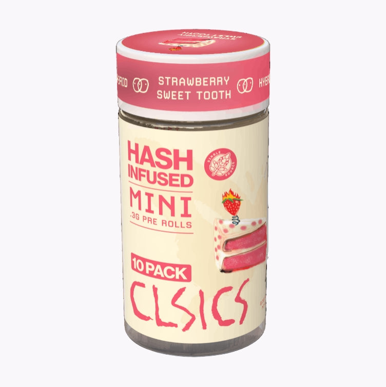 Sweet Tooth Hash Infused Pre Rolls 10pk .3g (CLSICS Rosin & Rosin Infused Pre Rolls)