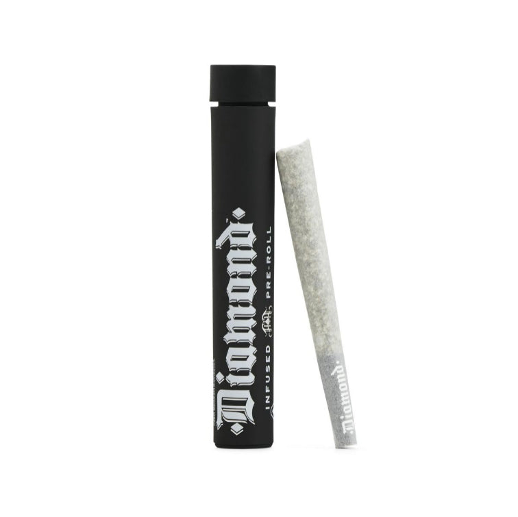 Raspberry Cough Diamond THCA-Infused Pre-Roll 1G (Heavy Hitters)