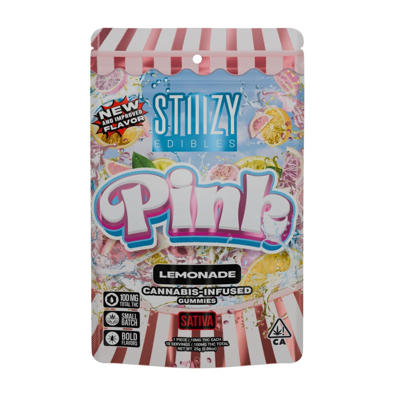 Pink Lemonade Gummies 100mg THC Edibles (STIIIZY)