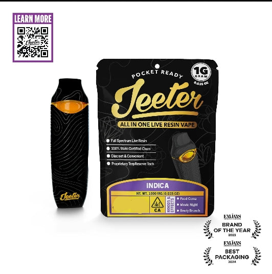 Hades Haze All In One Live Resin Vape 1g (Jeeter)