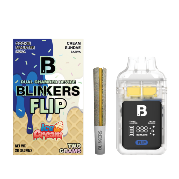Cookie Monster x Cream Sundae Flip Disposable 2g (Blinkers)