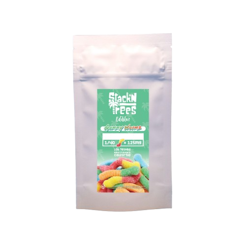 Gummy Worms Cannabis Infused Gummies 1200mg THC (Stack n Trees)