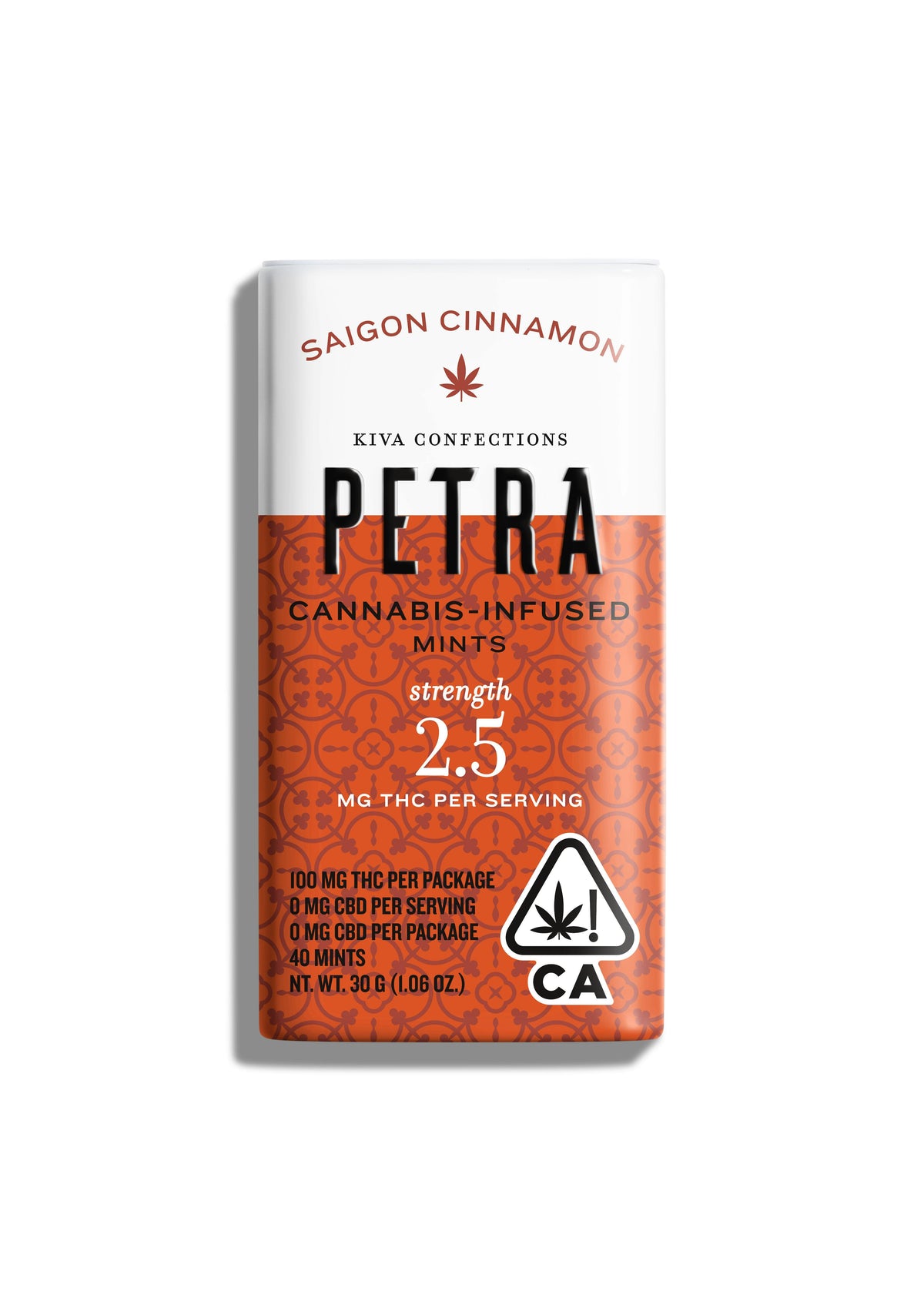 Saigon Cinnamon Petra Mints 40pk 100mg THC (Kiva Confections)