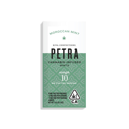Moroccan Mint Petra Mints 40pk 100mg THC (Kiva Confections)