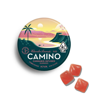 Camino Watermelon Lemonade "Bliss" Gummies 100mg (Kiva Confections)