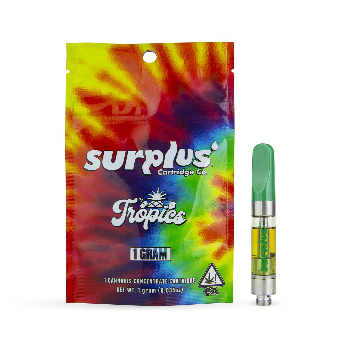 Blueberry Bliss Tropics Cartridge 1g (Surplus Cartridge Co)