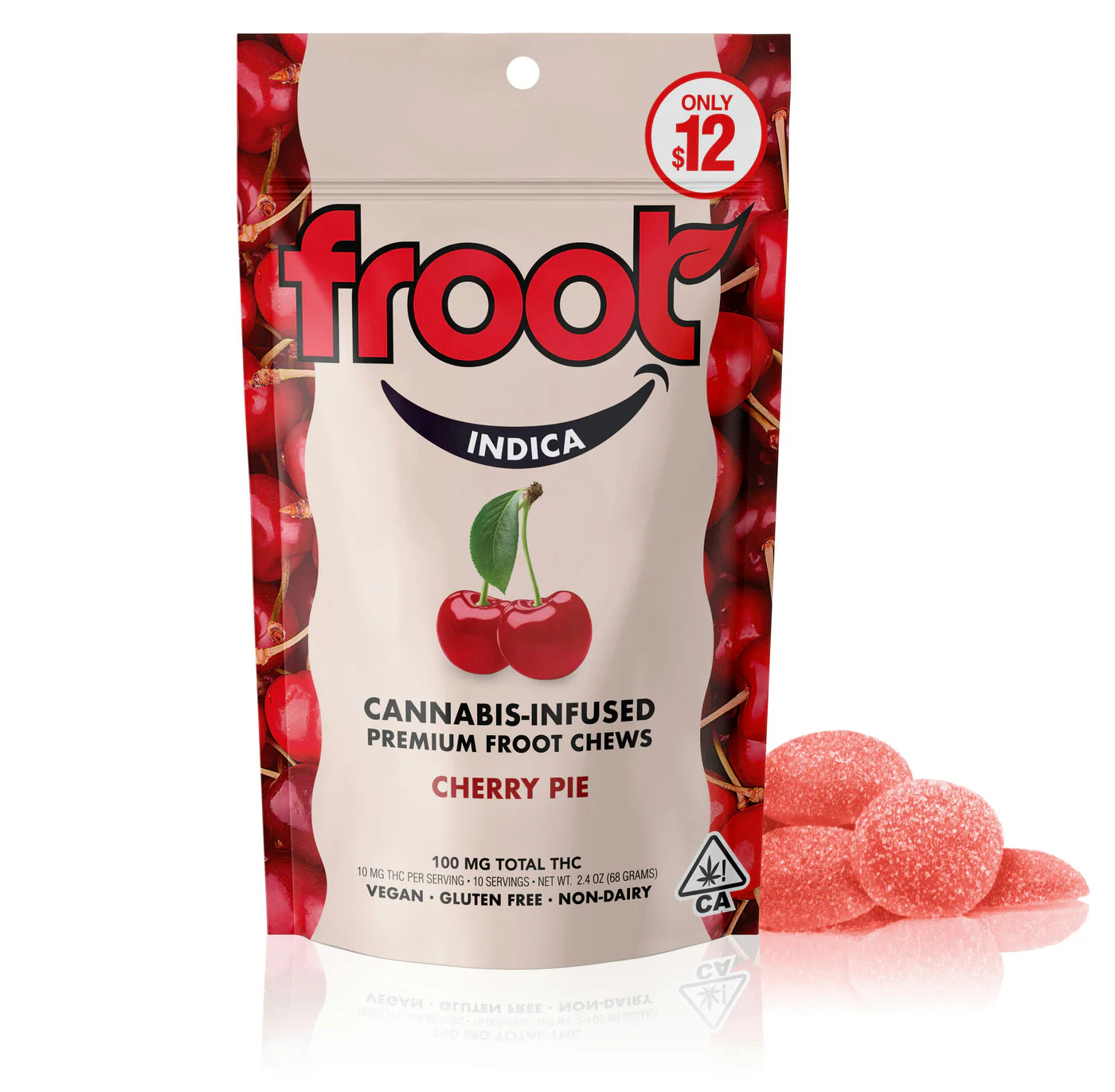 Cherry Pie Gummies 100mg THC (Froot)