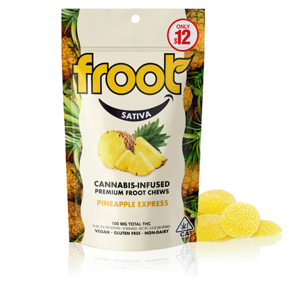 Pineapple Express Gummies 100mg THC (Froot)