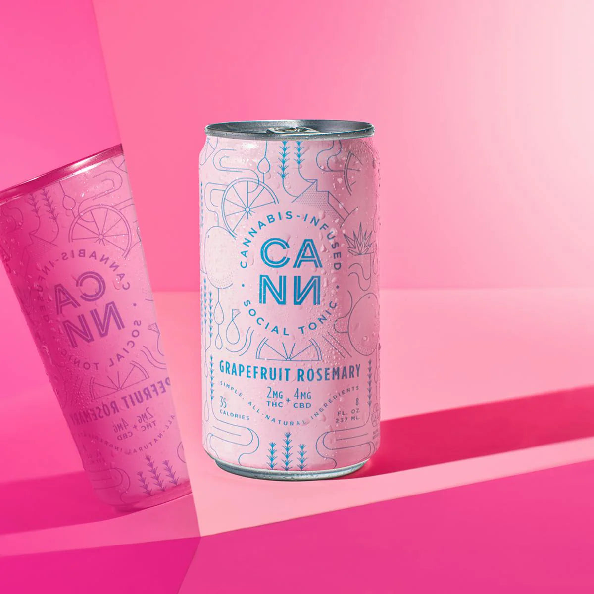 Grapefruit Rosemary Social Tonic 6pk (Cann)