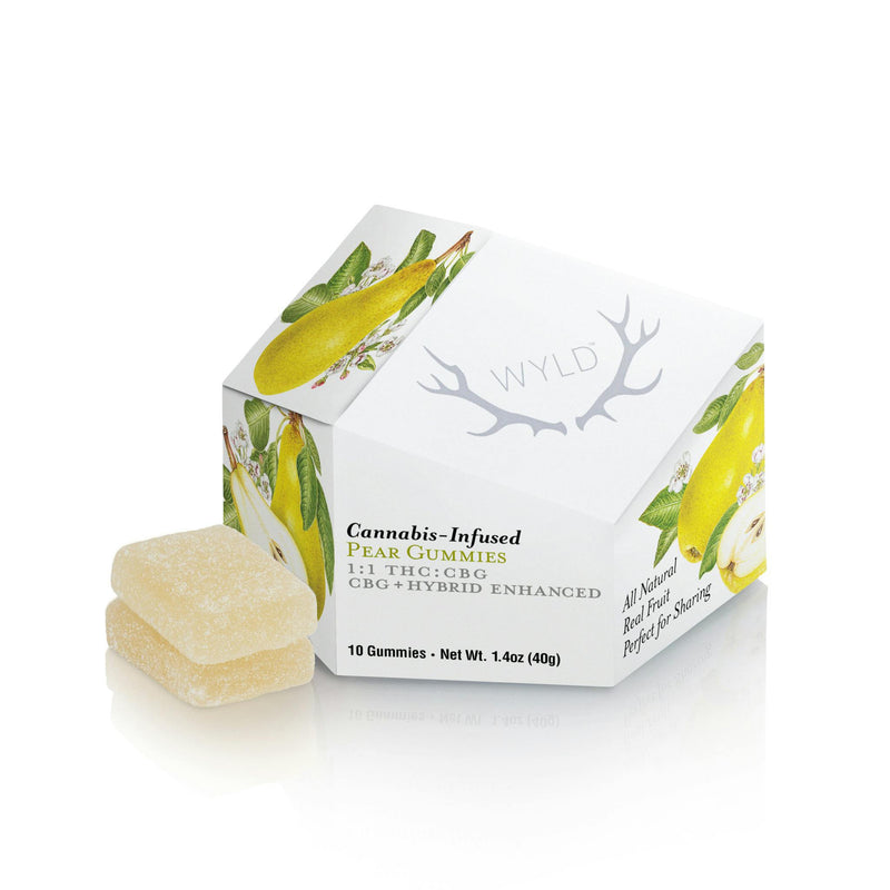 Pear 1:1 CBG + Hybrid Enhanced Gummies (WYLD)