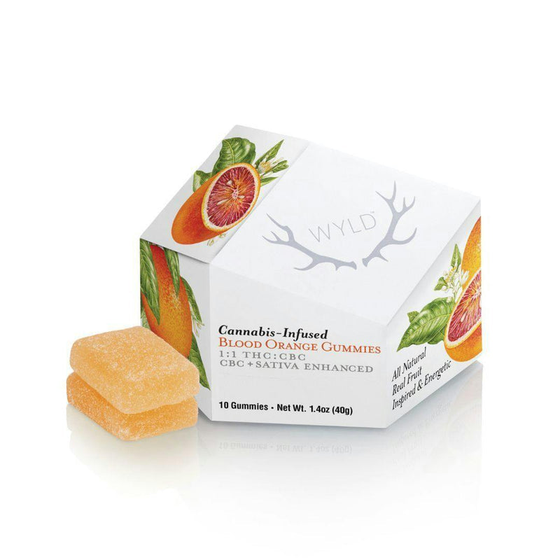 Blood Orange 1:1 CBC Sativa Enhanced Gummies (WYLD)