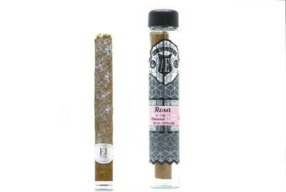 Rosa Especial Silver Diamond Infused Cannagar 1.65G (El Blunto by Albert Einstone's)