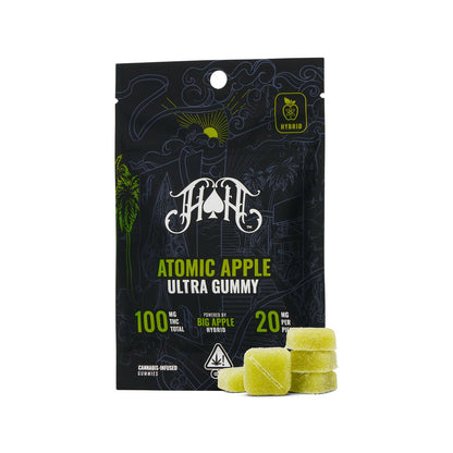 Atomic Apple  Hybrid Ultra Pure Gummies 5pk 100mg THC (Heavy Hitters)