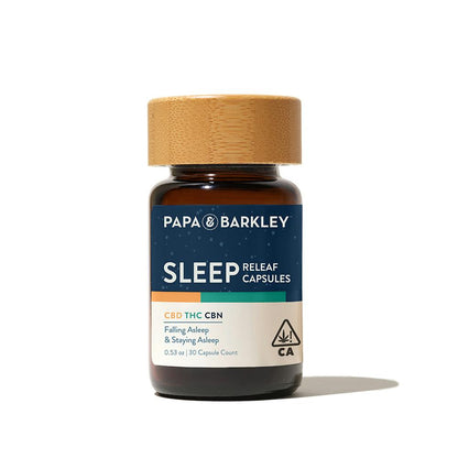 Sleep Releaf CBN Capsules (Papa & Barkley)