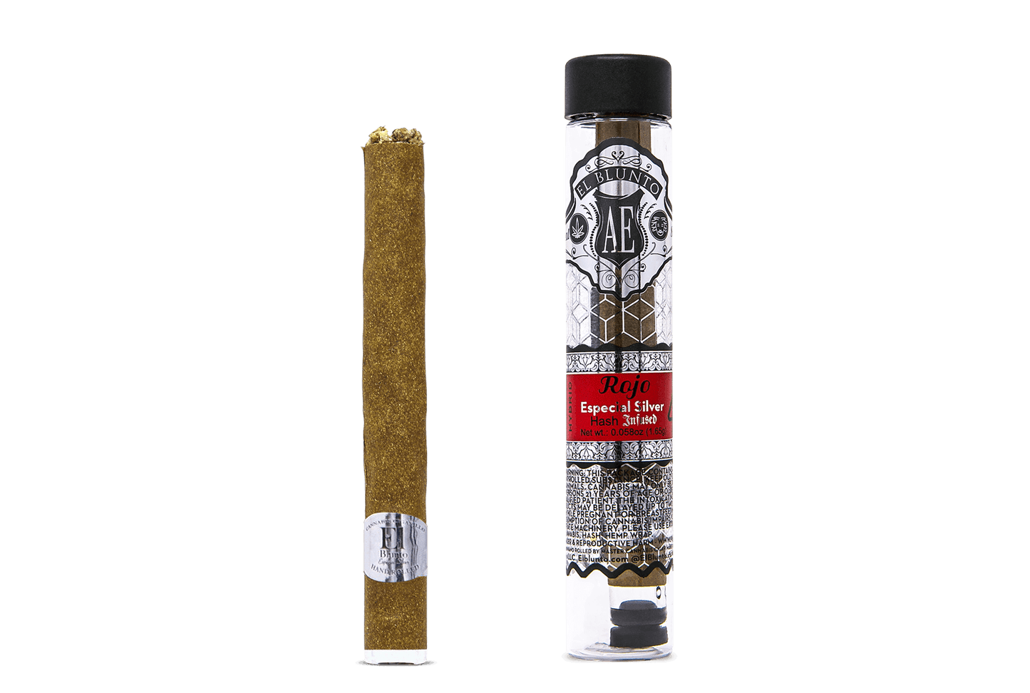 Rojo El Blunto Silver Hash Infused  1.65g (El Blunto by Albert Einstone's)