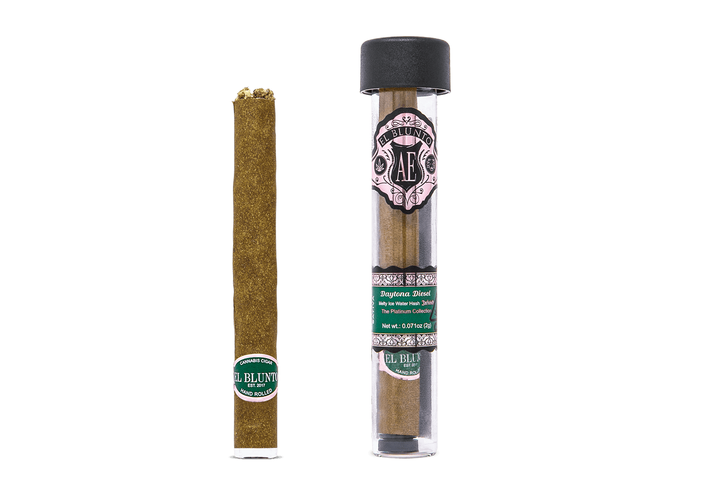 Daytona Diesel El Blunto Cannabis Cigar Hash Infused Blunt 2g (El Blunto by Albert Einstone's))