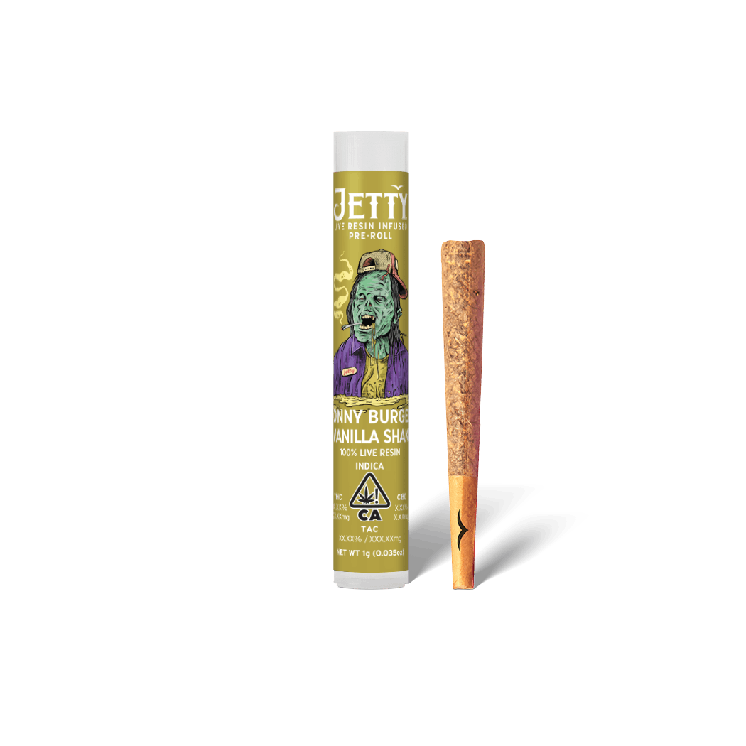 Donny Burger x Vanilla Shake Live Resin Infused Pre-Roll 1g (Jetty Extracts)