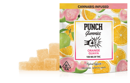Orange Guava Gummies 10pk 100mg THC (Punch Edibles & Extracts)