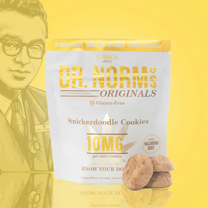 Snickerdoodle Indica Cookies 10pk 100mg THC (Dr. Norm's)
